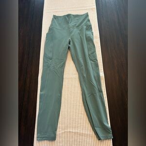 Lululemon green align leggings with pockets